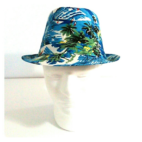 Other - New Men's Hawian Print Fedora
